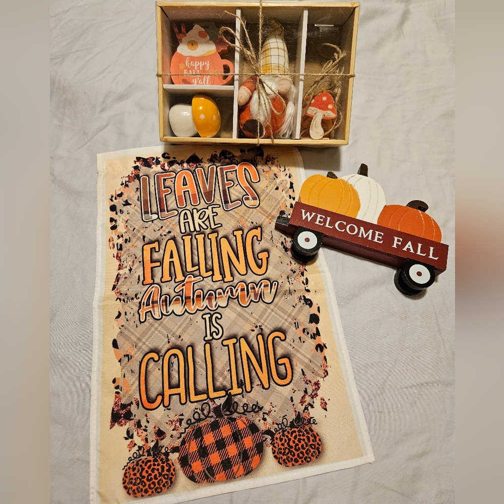 Festive Fall 6pc Decor Set - Picture 3 of 13